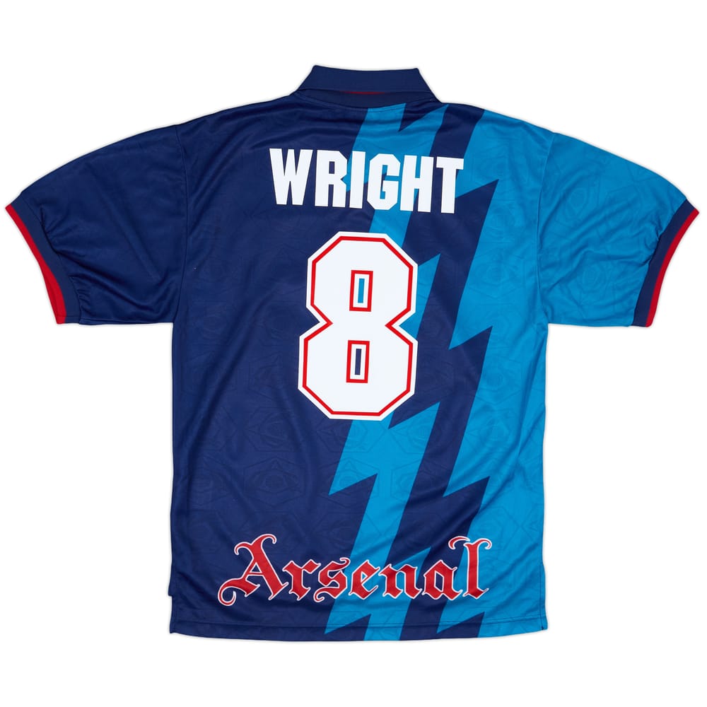 1995-96 Arsenal Away Shirt Wright #8 - 9/10 - (M)