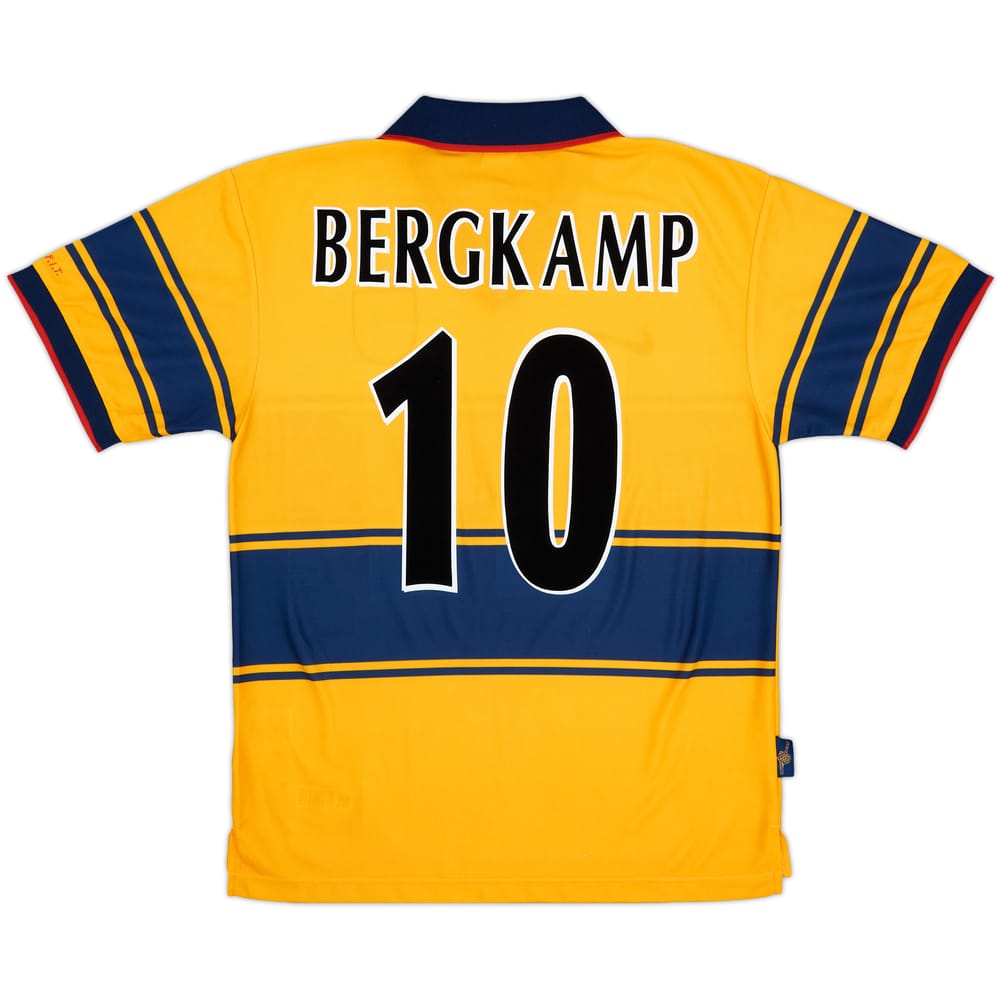 1997-99 Arsenal Away Shirt Bergkamp #10 - 9/10 - (M)