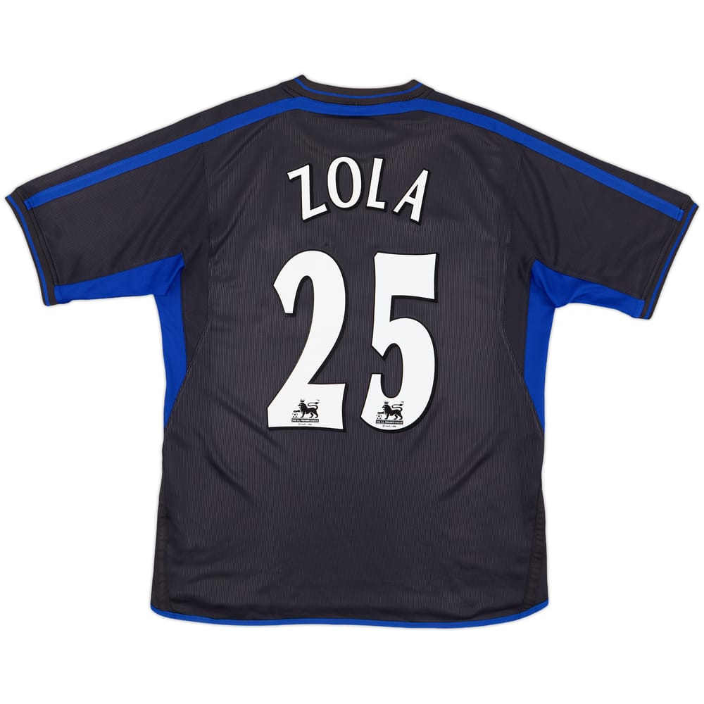 2002-04 Chelsea Away Shirt Zola #25 - 8/10 - (L)