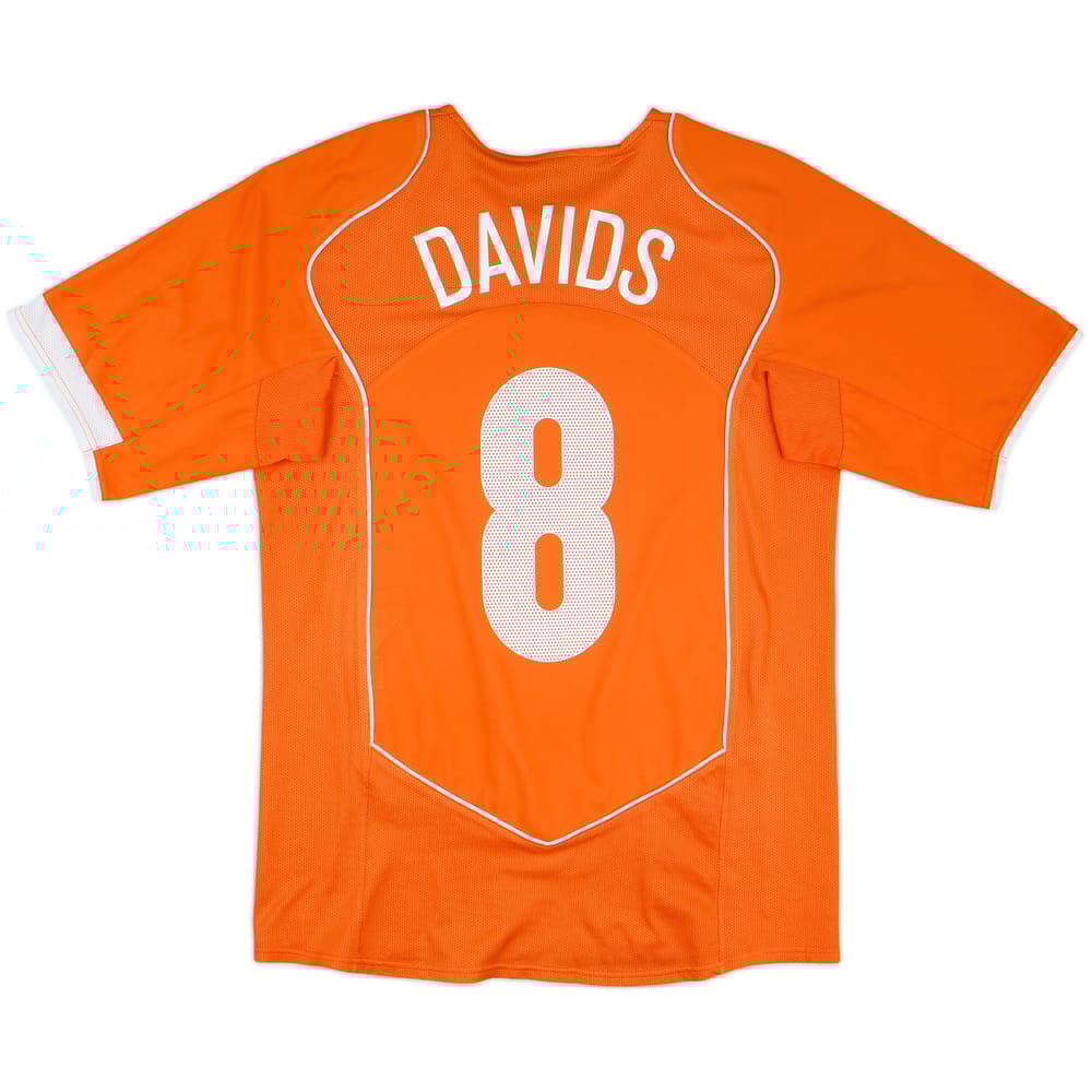 2004-06 Netherlands Home Shirt Davids #8 - 8/10 - (M)