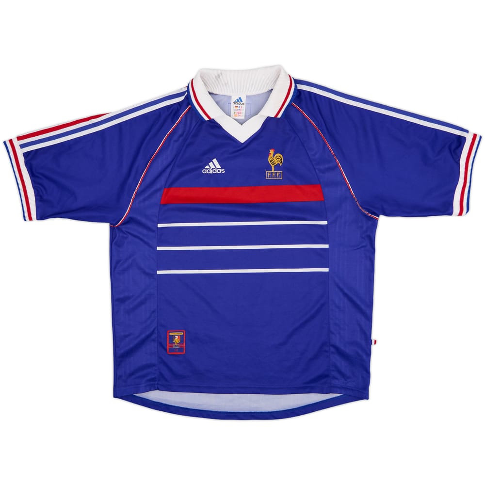 1998-00 France Home Shirt - 8/10 - (XL)