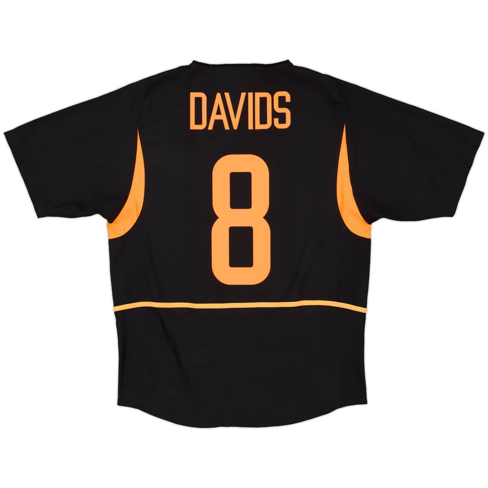 2002-04 Netherlands Away Shirt Davids #8 - 8/10 - (M)