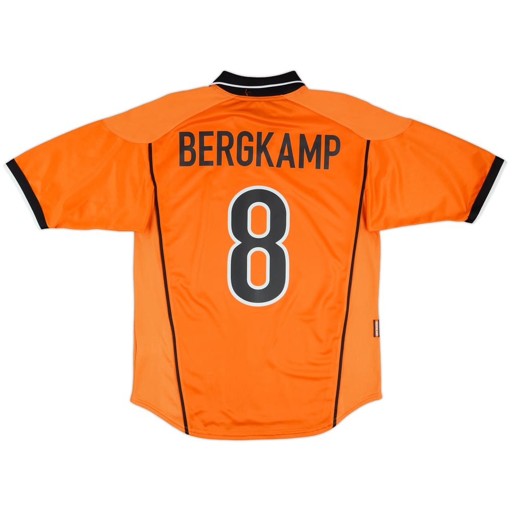 1998-00 Netherlands Home Shirt Bergkamp #8 - 10/10 - (M)