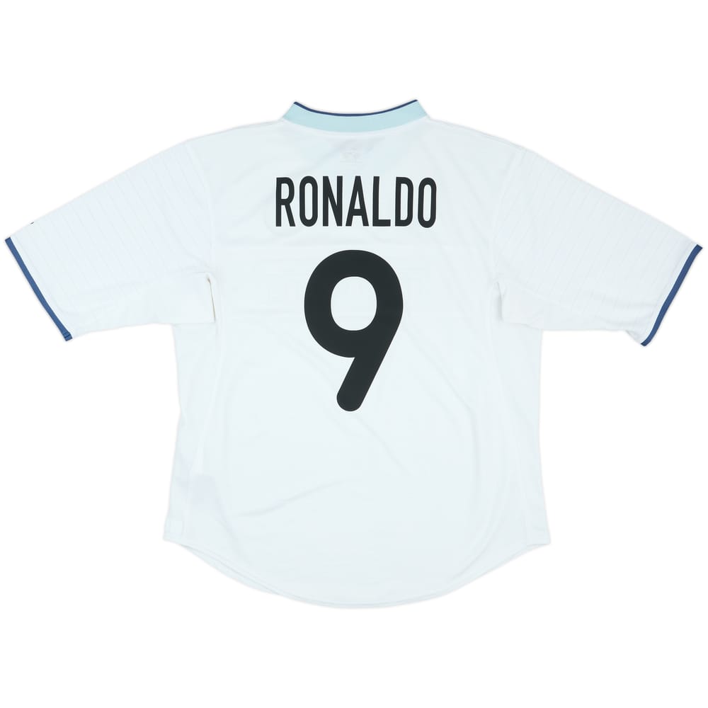 2000-01 Inter Milan Away Shirt Ronaldo #9 - 10/10 - (XL)