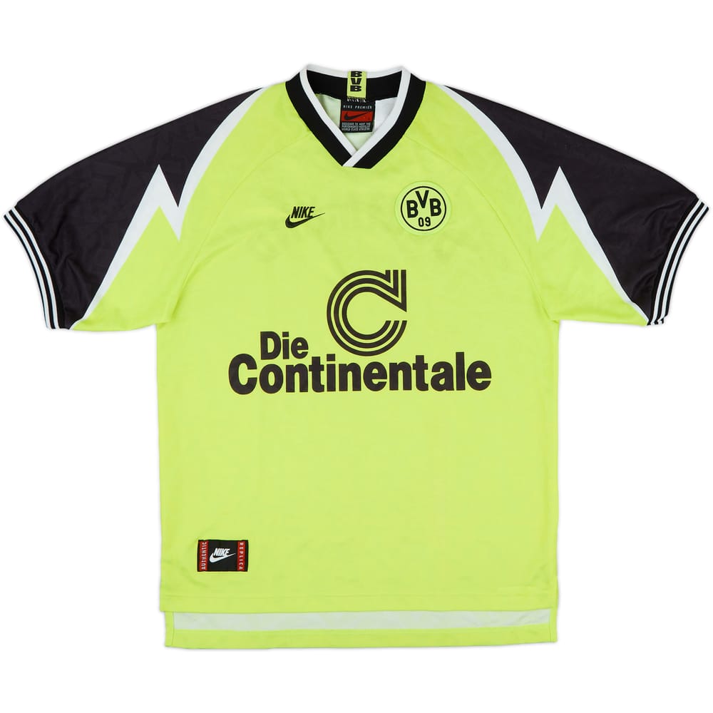 1995-96 Borussia Dortmund Home Shirt - 7/10 - (L)