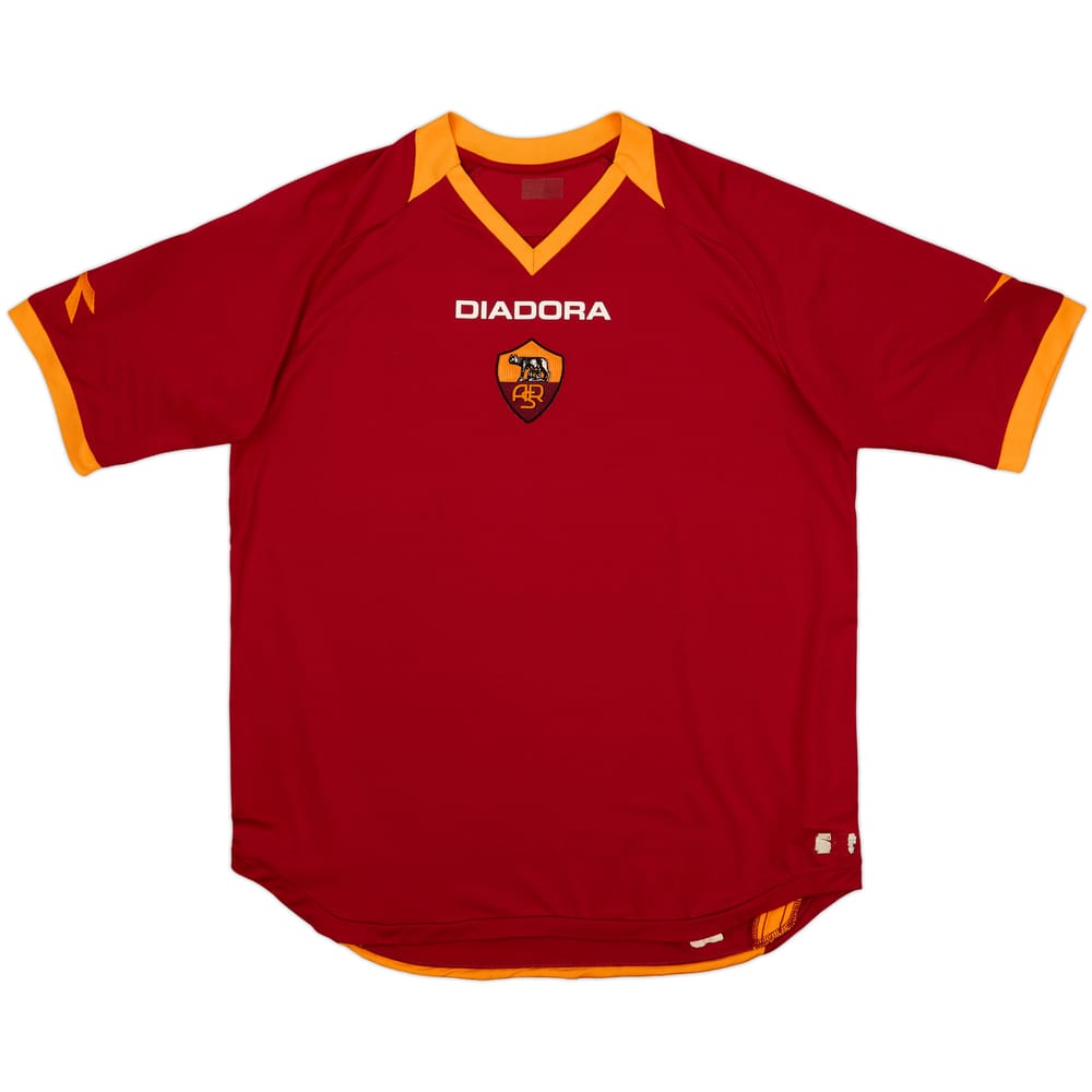 2006-07 Roma Home Shirt - 7/10 - (L)