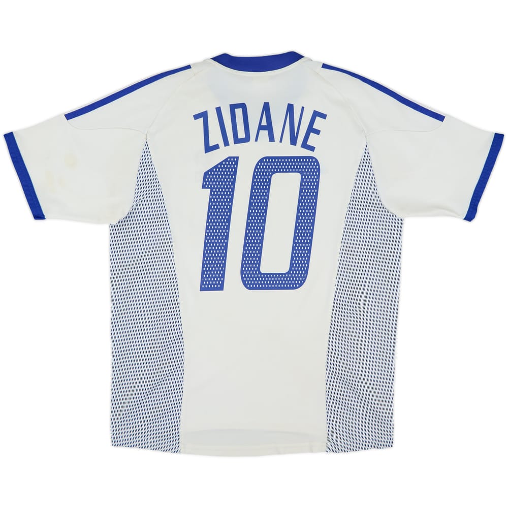 2002-04 France Away Shirt Zidane #10 - 6/10 - (L)