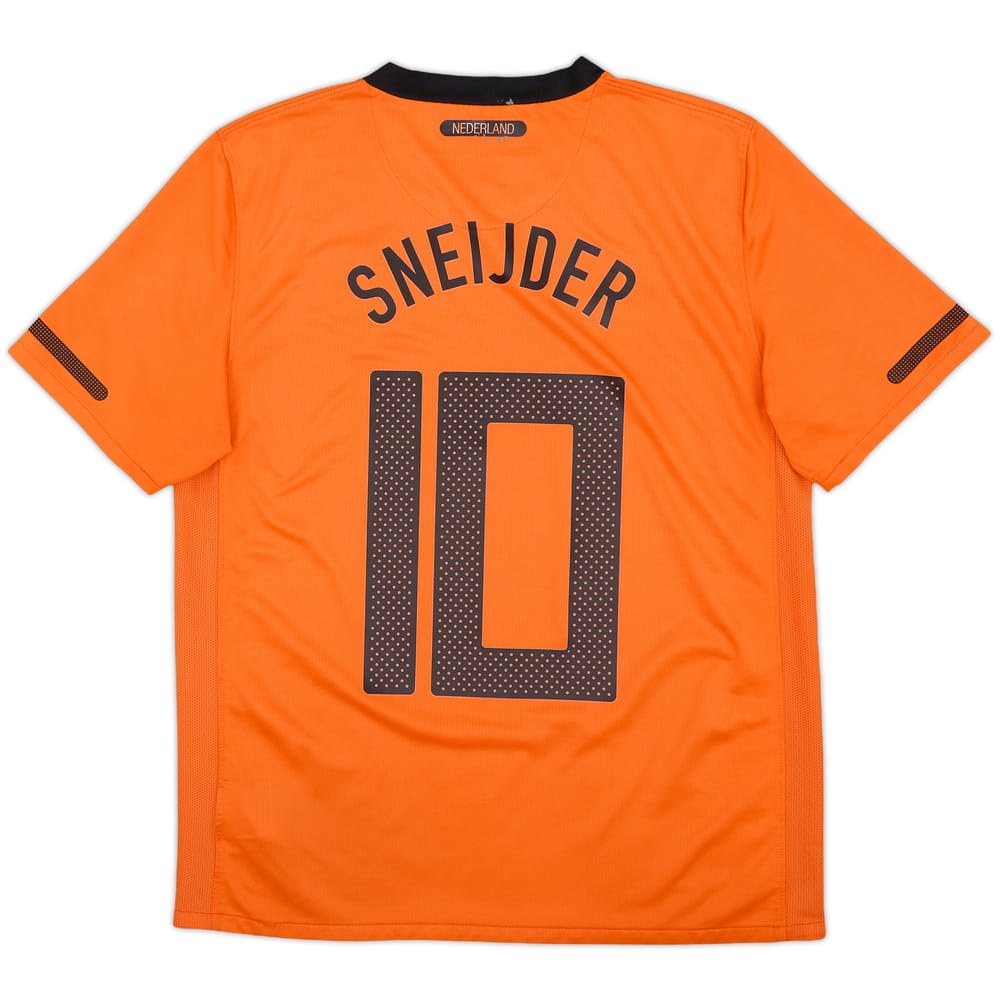 2010-11 Netherlands Home Shirt Sneijder #10 - 8/10 - (M)