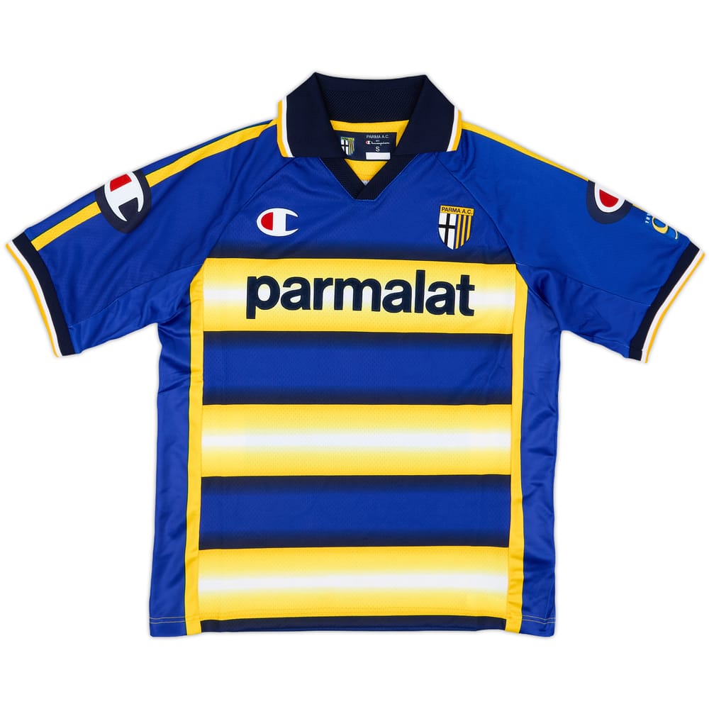 2003-04 Parma '90 Years' Home Shirt - 9/10 - (S)