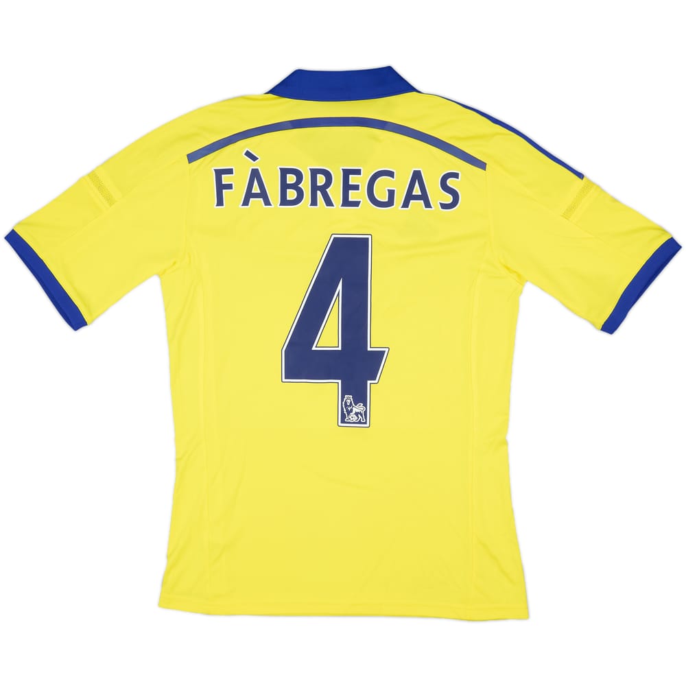 2014-15 Chelsea Away Shirt Fabregas #4 - 7/10 - (S)