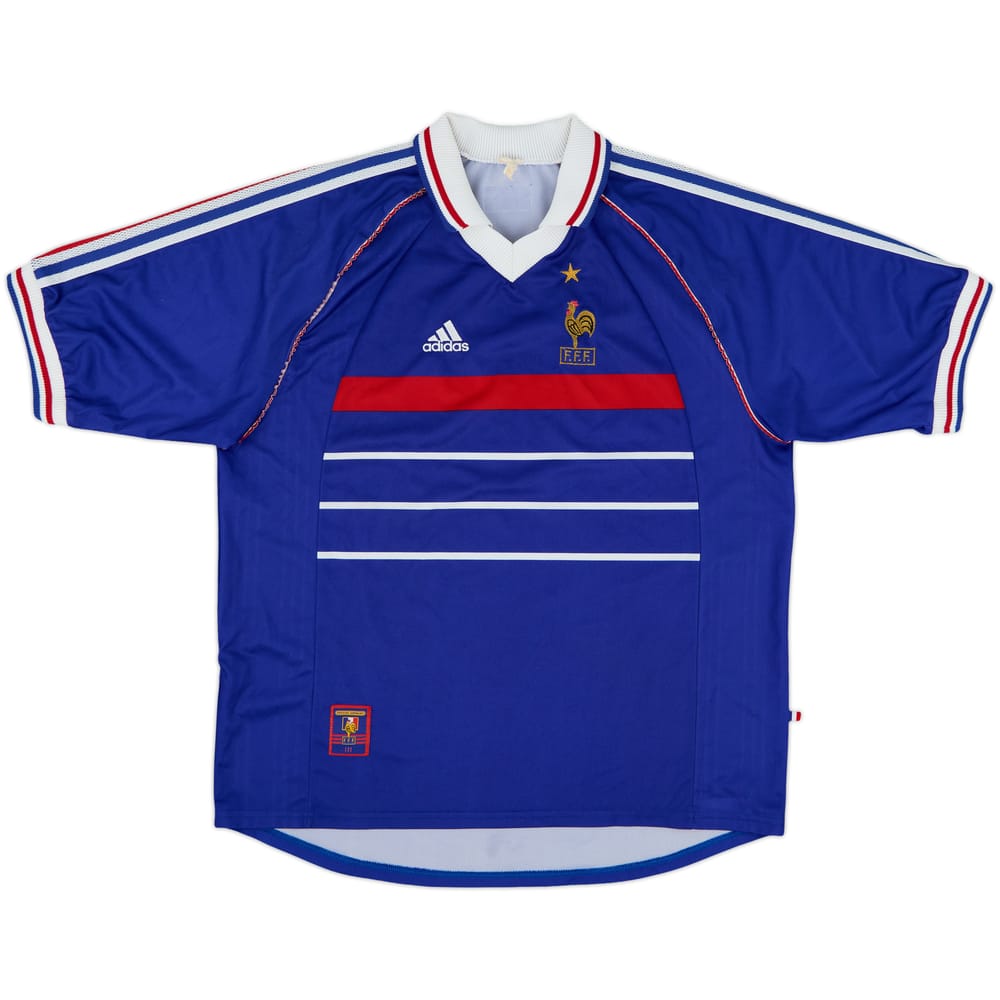 1998-00 France Home Shirt - 9/10 - (XXL)