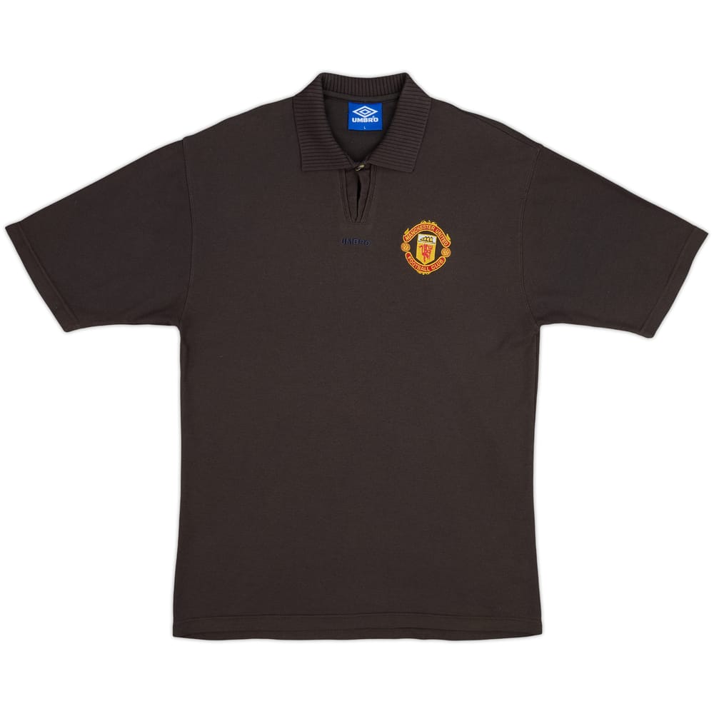 1998-00 Manchester United Umbro Polo Shirt - 5/10 - (L)