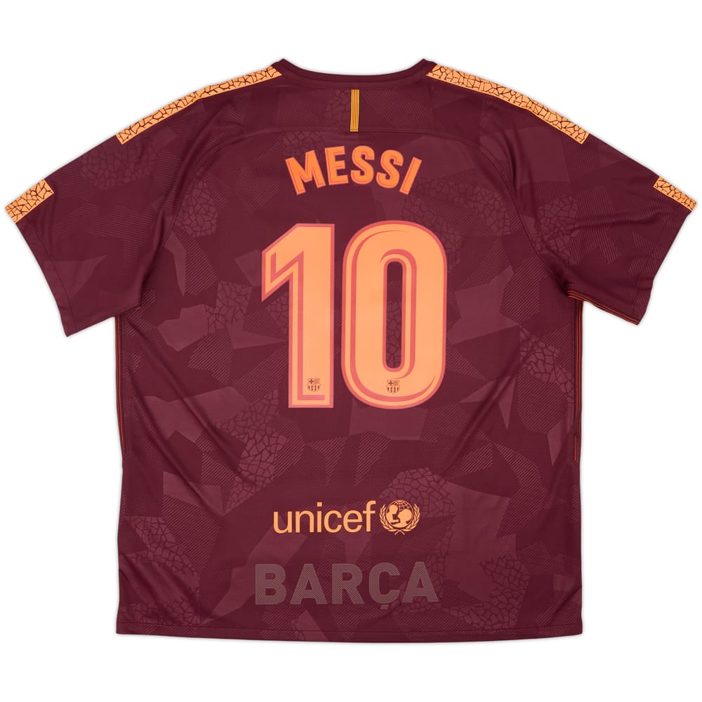 2017-18 Barcelona Third Shirt Messi #10 - 8/10 - (XXL)