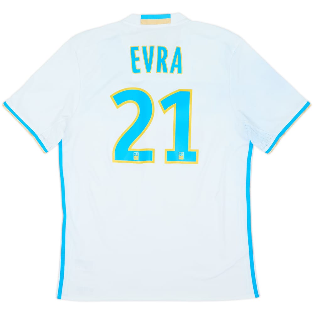 2016-17 Olympique Marseille Home Shirt Evra #21 - 6/10 - (L)