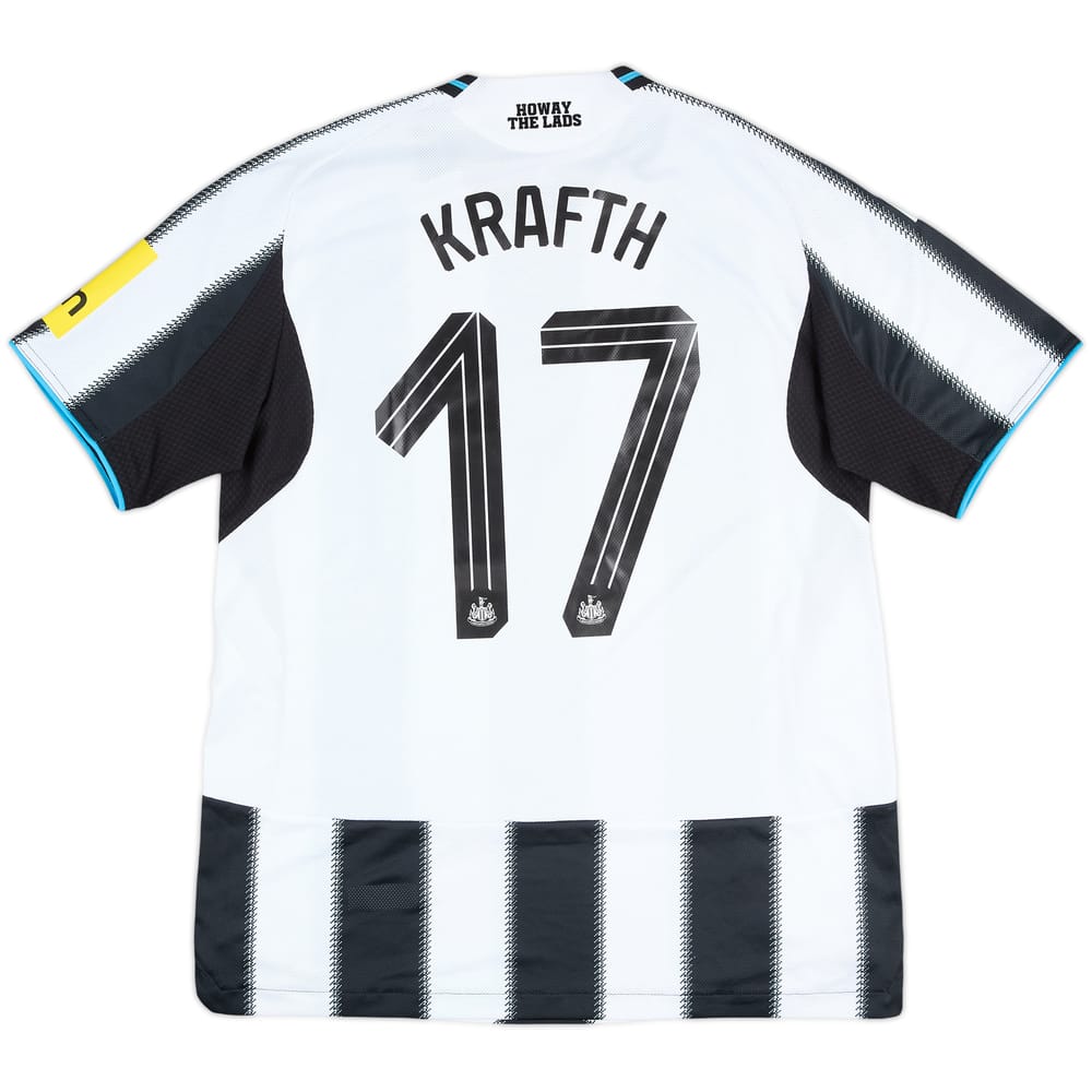 2025-26 Newcastle Match Issue Home Shirt Krafth #17