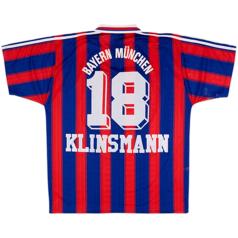 1995-97 Bayern Munich Home Shirt Klinsmann #18 - 5/10 - (XL)