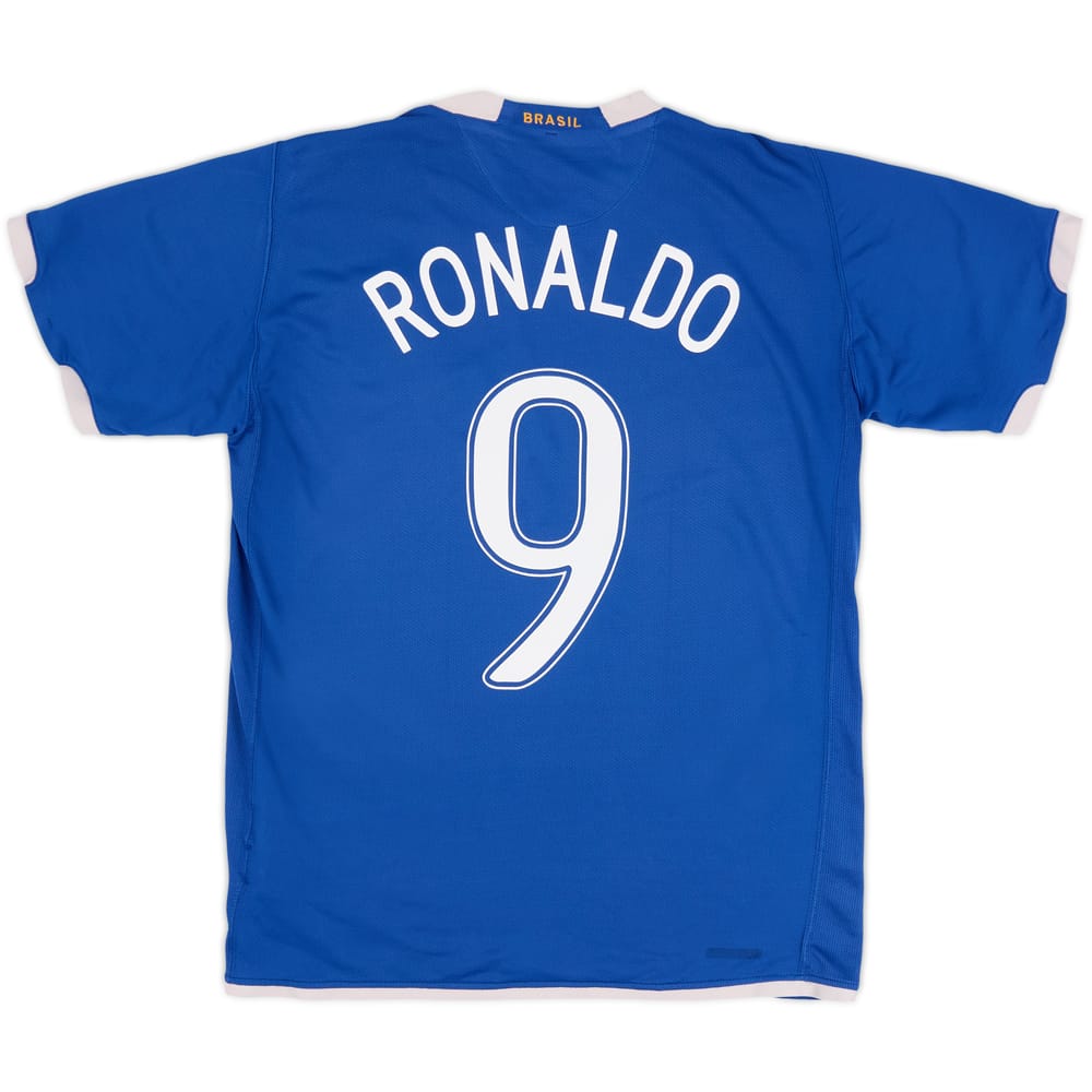 2006-07 Brazil Away Shirt Ronaldo #9 - 5/10 - (M)