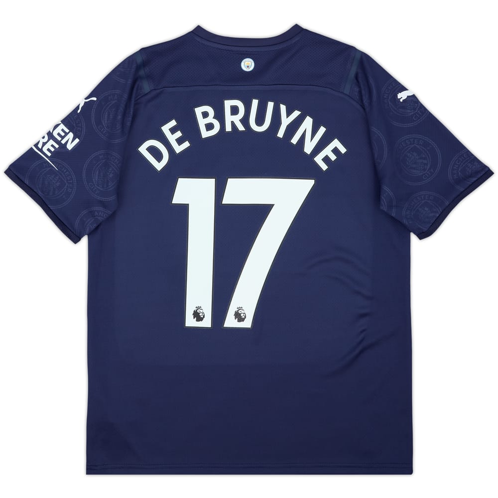 2021-22 Manchester City Third Shirt De Bruyne #17 - 10/10 - (15-16 Years)