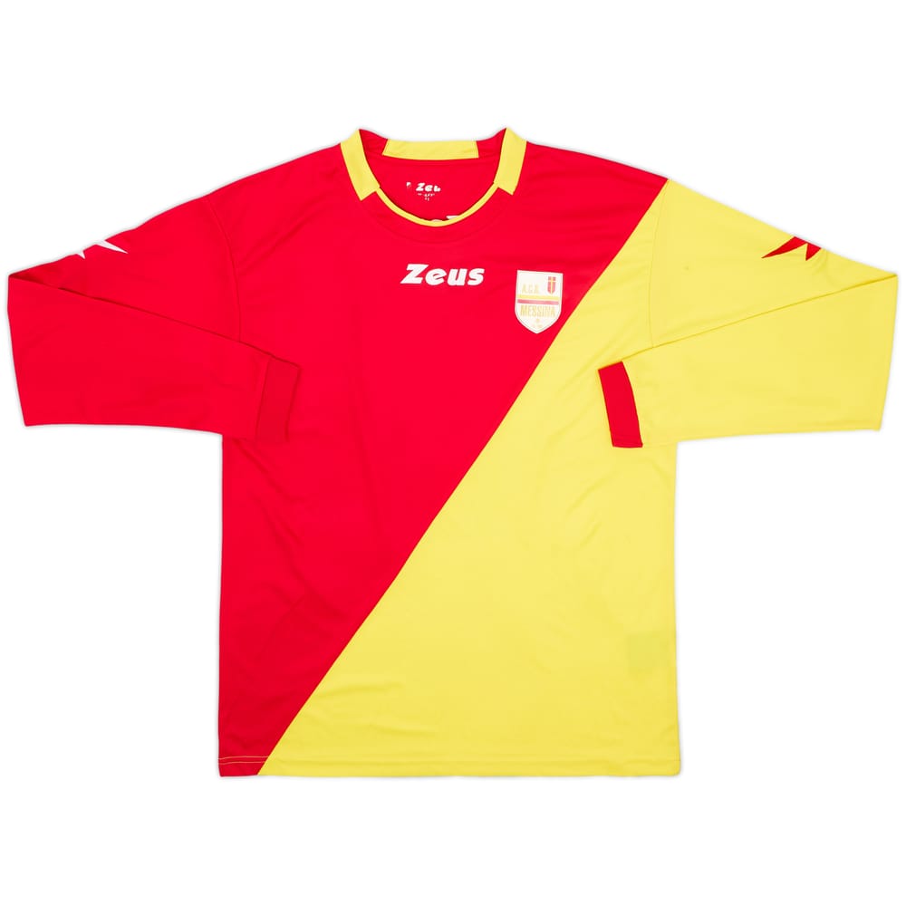 2018-19 Messina Youth Match Issue Home L/S Shirt #8