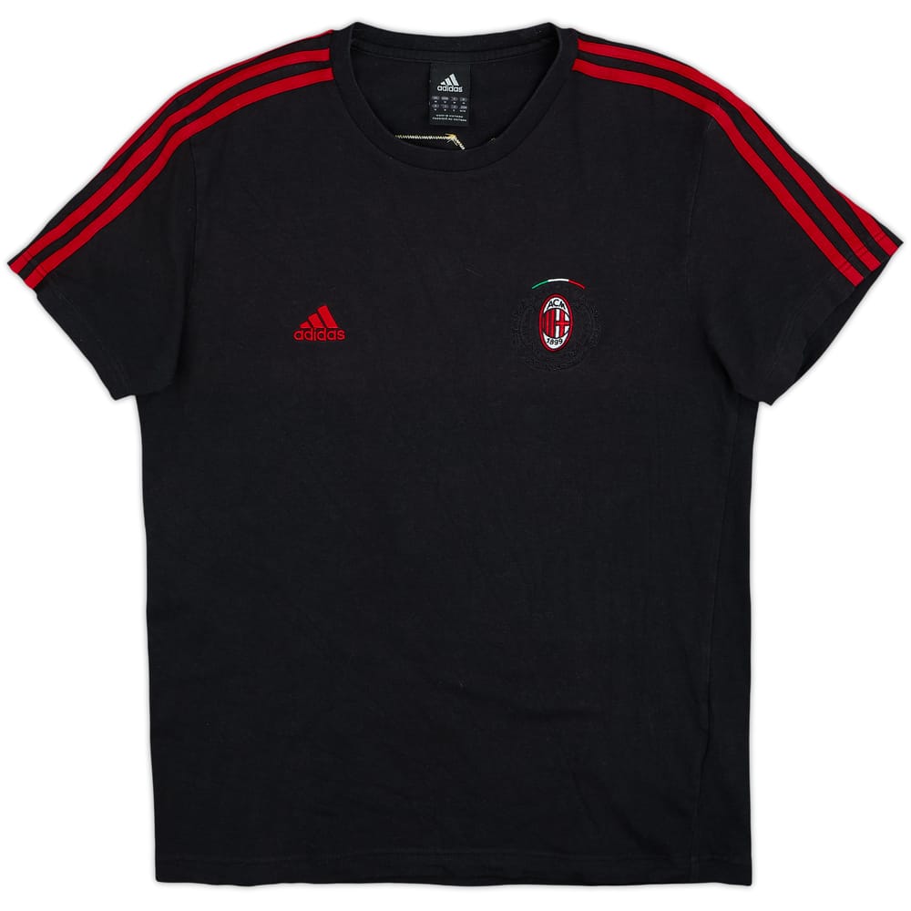 2010-11 AC Milan adidas Cotton Tee - 7/10 - (M)