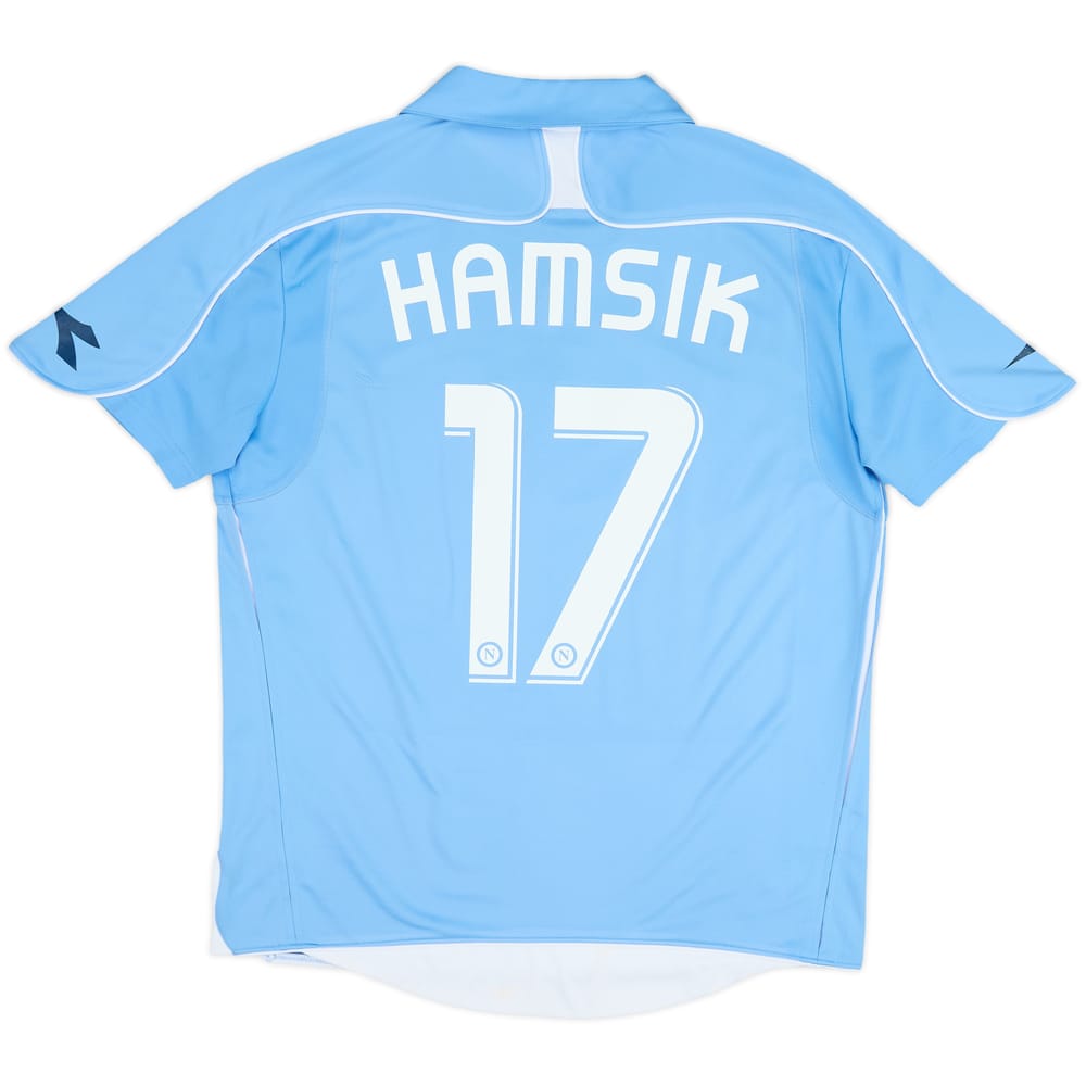2008-09 Napoli Home Shirt Hamsik #17 - 6/10 - (L)