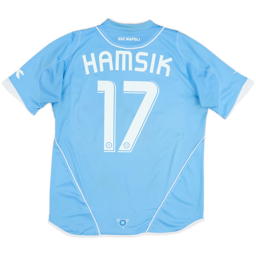 2007-08 Napoli Home Shirt Hamsik #17 - 6/10 - (L)