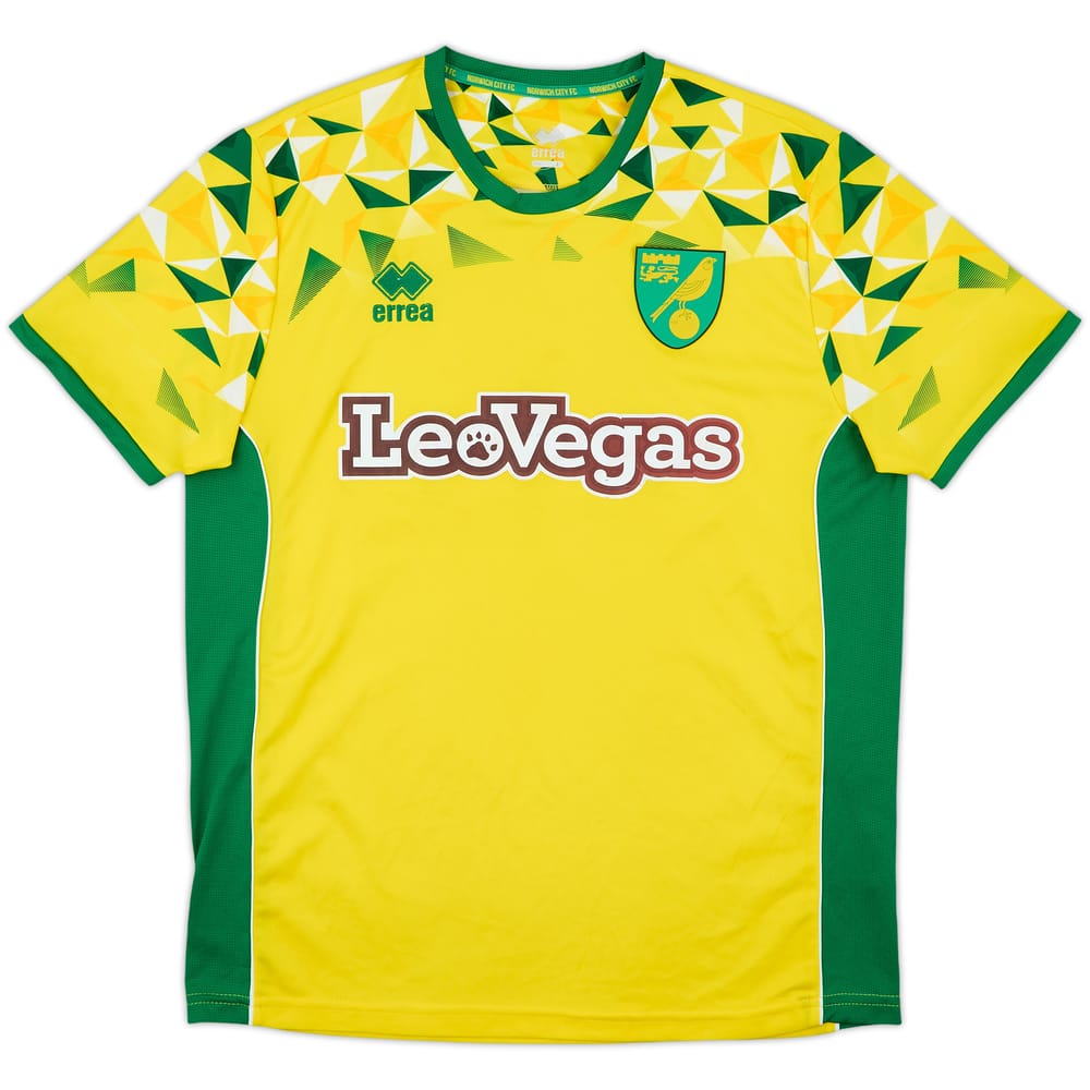 2018-19 Norwich Home Shirt - 4/10 - (L)