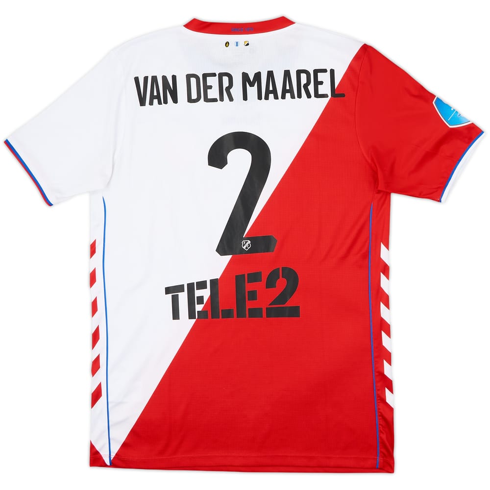 2018-19 Utrecht Match Issue Home Shirt Van der Maarel #2