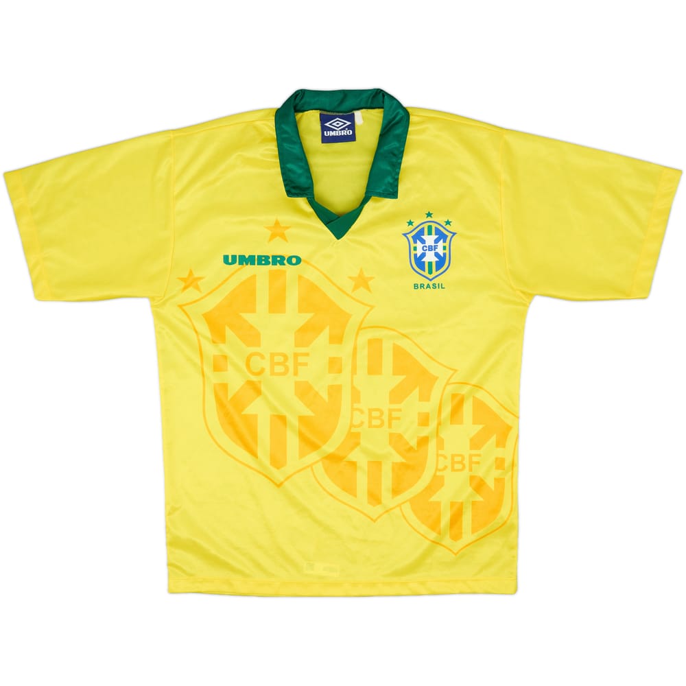 1994 Brazil Home Shirt - 9/10 - (L)