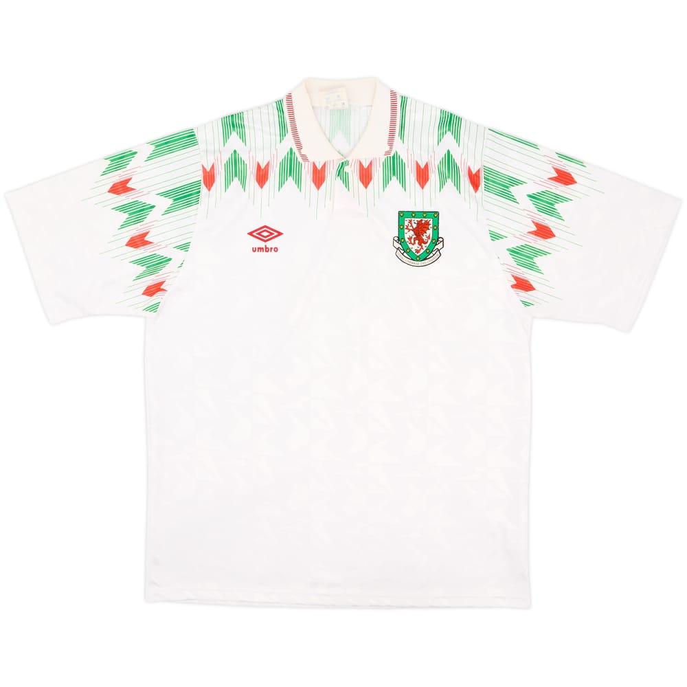 1990-92 Wales Away Shirt - 10/10 - (L)