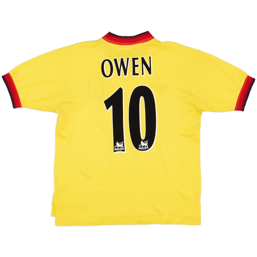 1997-99 Liverpool Away Shirt Owen #10 - 5/10 - (M)