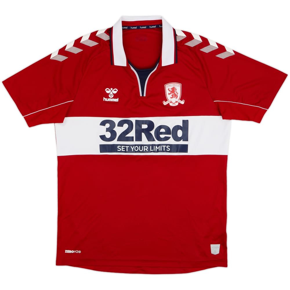 2020-21 Middlesbrough Home Shirt - 8/10 - (L)
