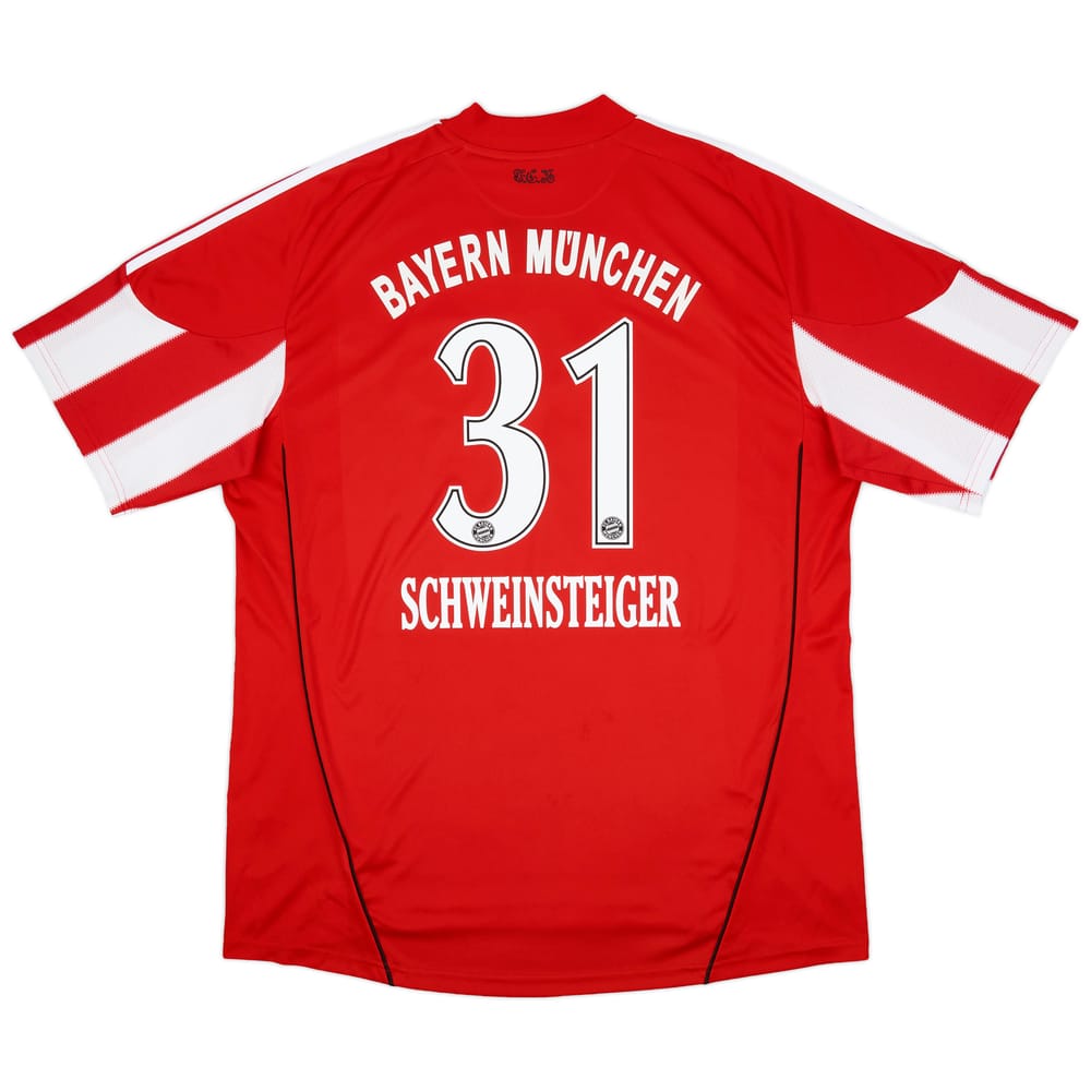 2010-11 Bayern Munich Home Shirt Schweinsteiger #31 - 6/10 - (XXL)