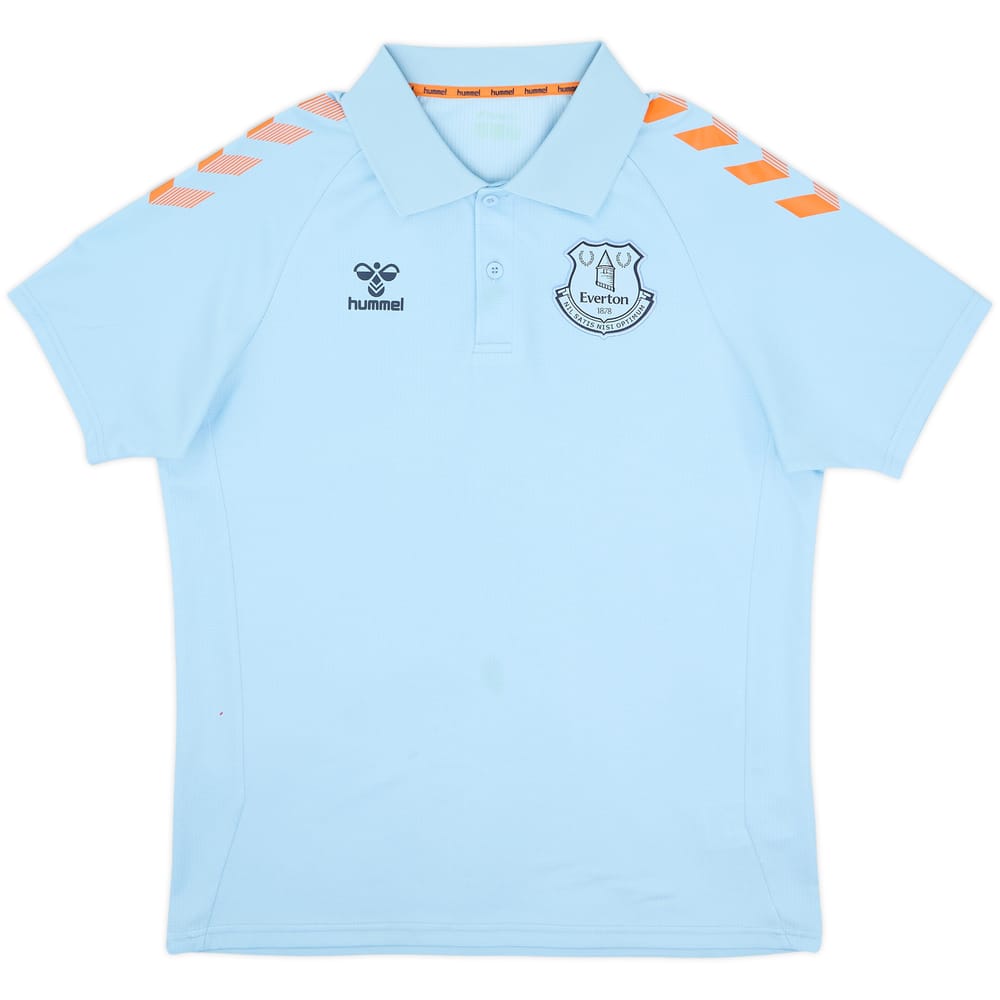 2020-21 Everton Hummel Polo Shirt - 8/10 - (M)