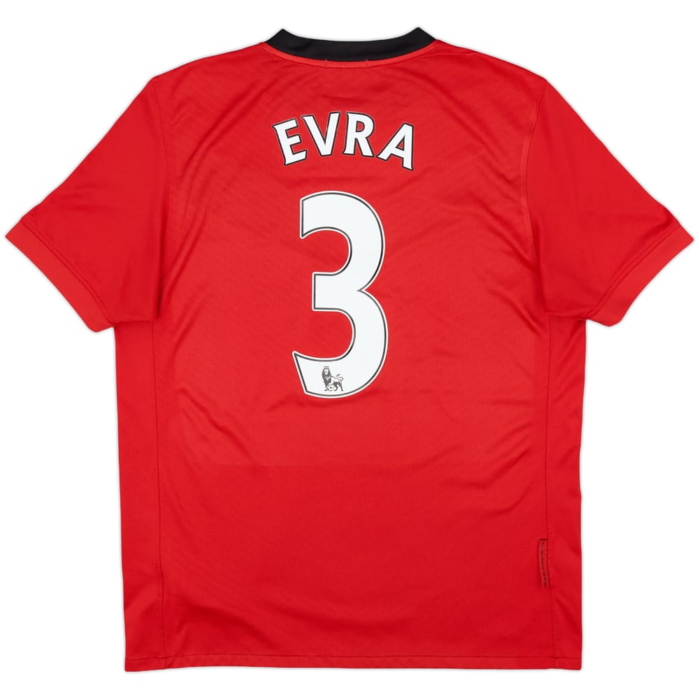 2009-10 Manchester United Home Shirt Evra #3 - 6/10 - (M)