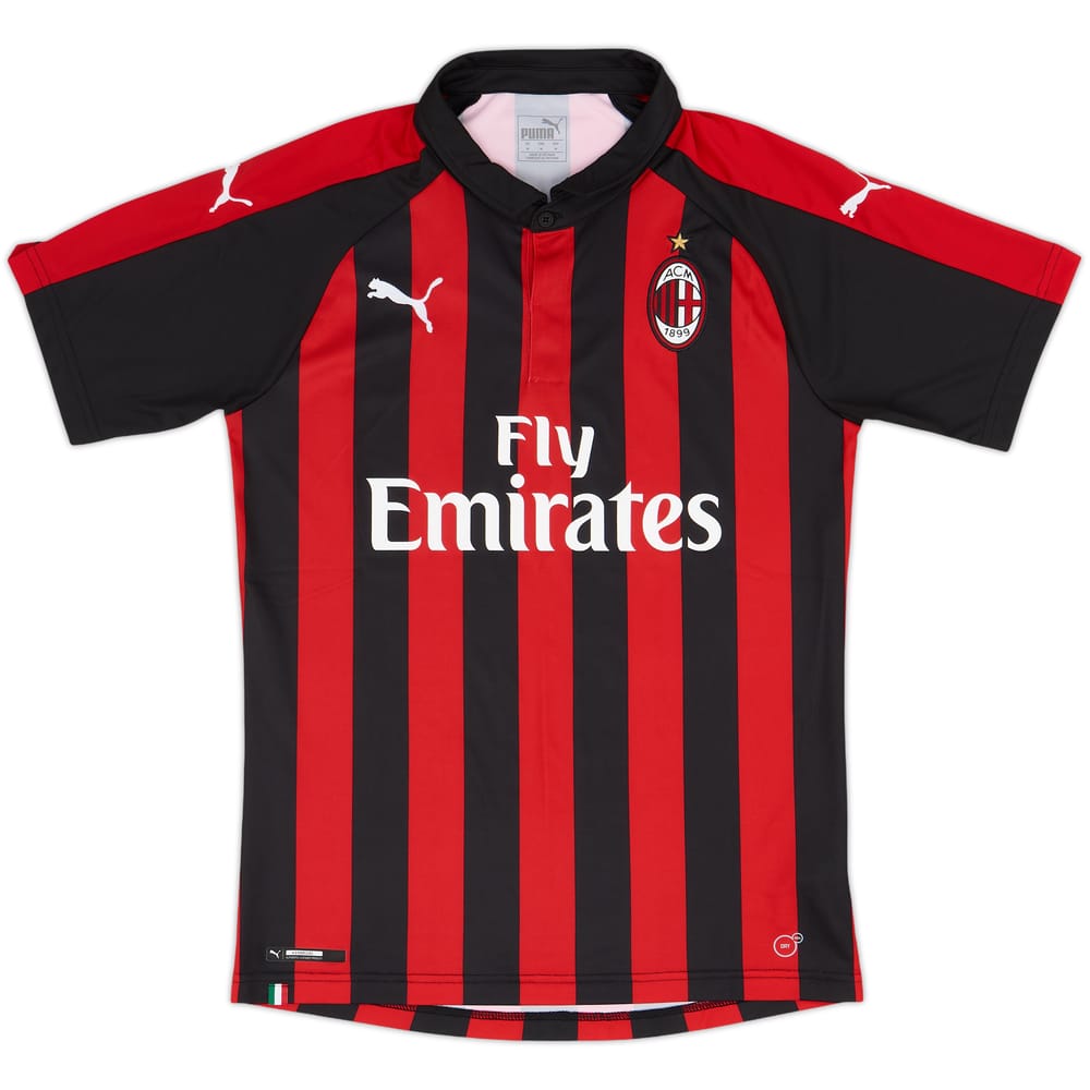 2018-19 AC Milan Home Shirt - 10/10 - (M)