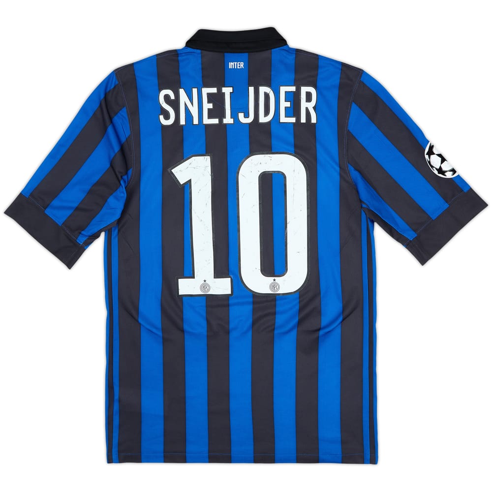 2011-12 Inter Milan Home Shirt Sneijder #10 - 5/10 - (S)