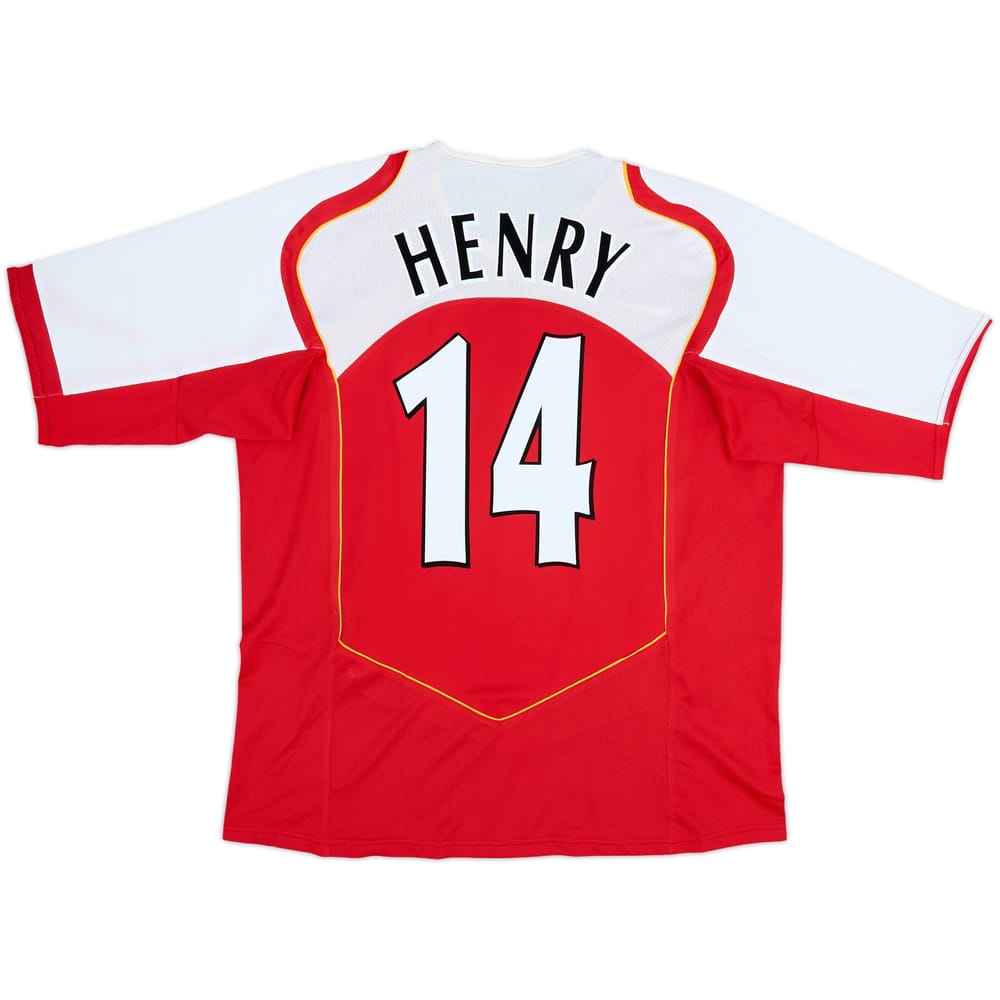 2004-05 Arsenal Home Shirt Henry #14 - 8/10 - (XL)
