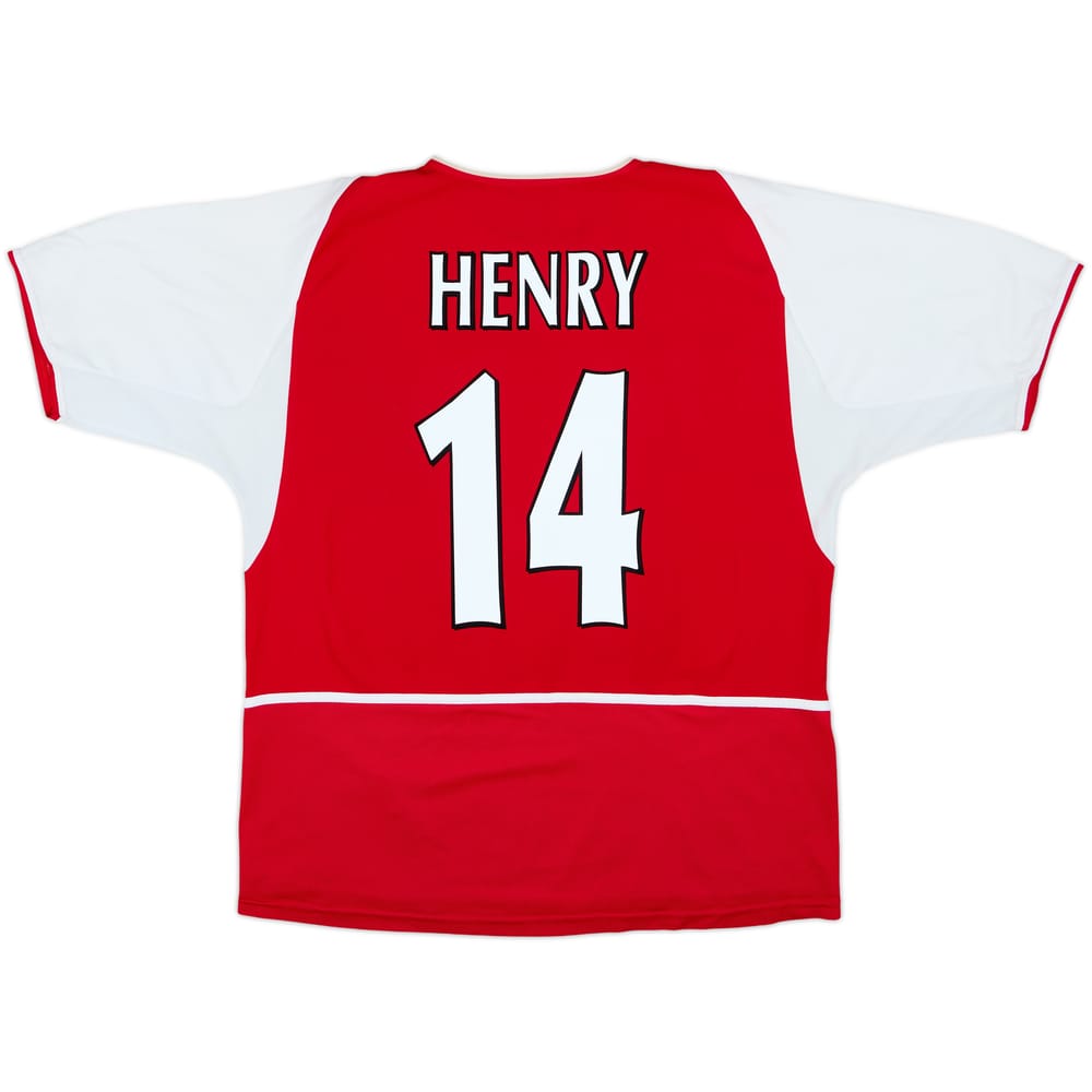 2002-04 Arsenal Home Shirt Henry #14 - 7/10 - (XL)