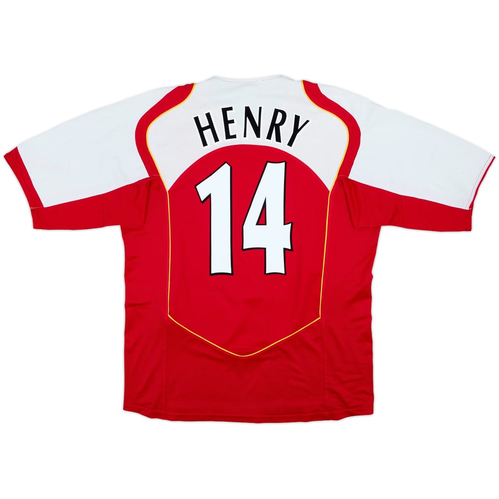 2004-05 Arsenal Home Shirt Henry #14 - 6/10 - (XL)