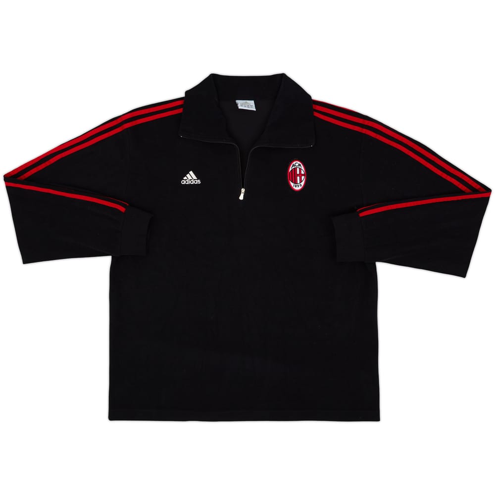 2007-08 AC Milan adidas 1/4 Zip Drill Top - 3/10 - (L/XL)