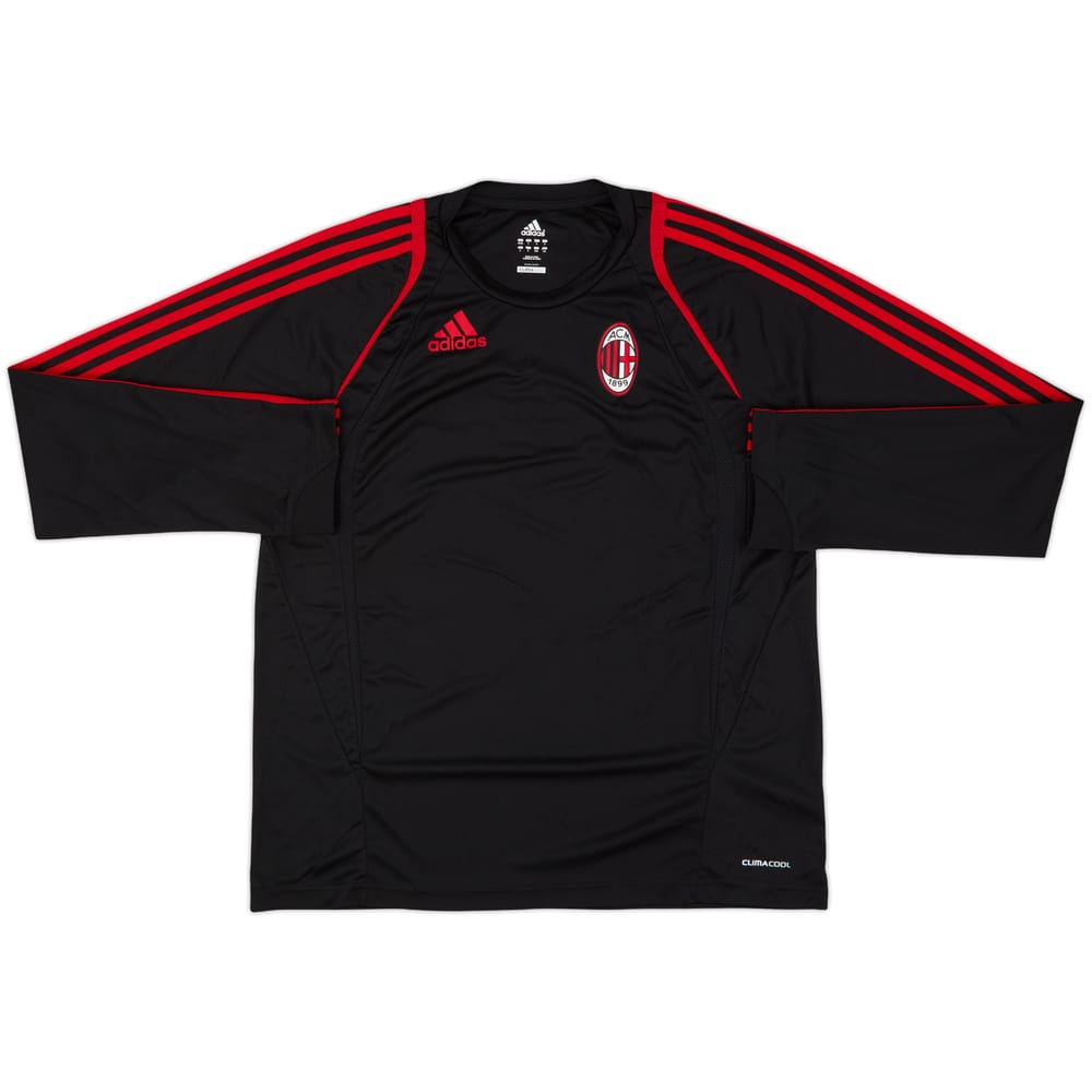 Camiseta adidas de entrenamiento de manga larga del AC Milan 2009-10 - 10/10 - (L/XL)