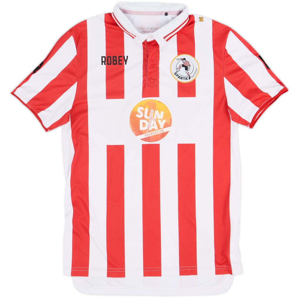 2017-18 Sparta Rotterdam Youth Match Issue Home Shirt #11