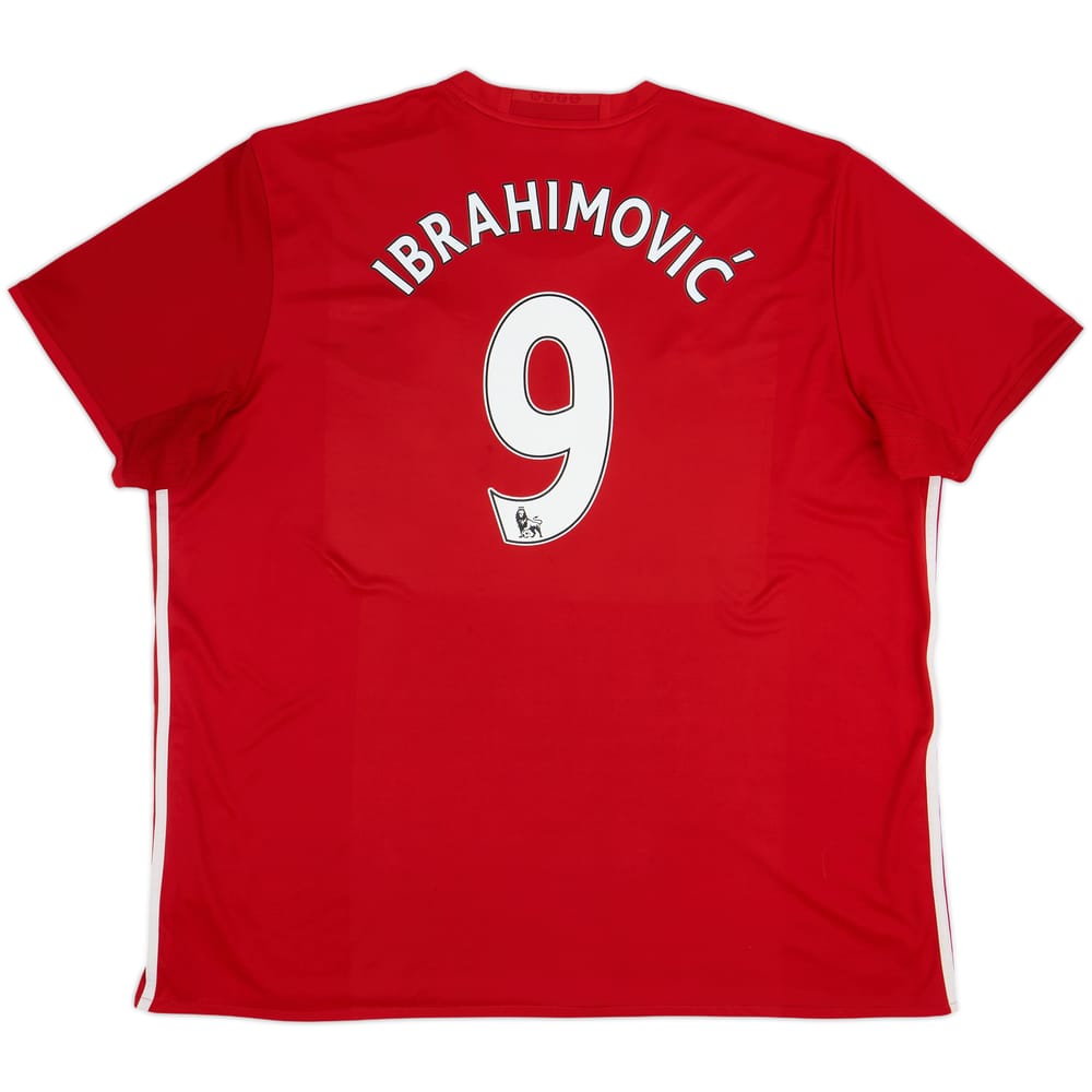 2016-17 Manchester United Home Shirt Ibrahimovic #9 - 6/10 - (3XL)
