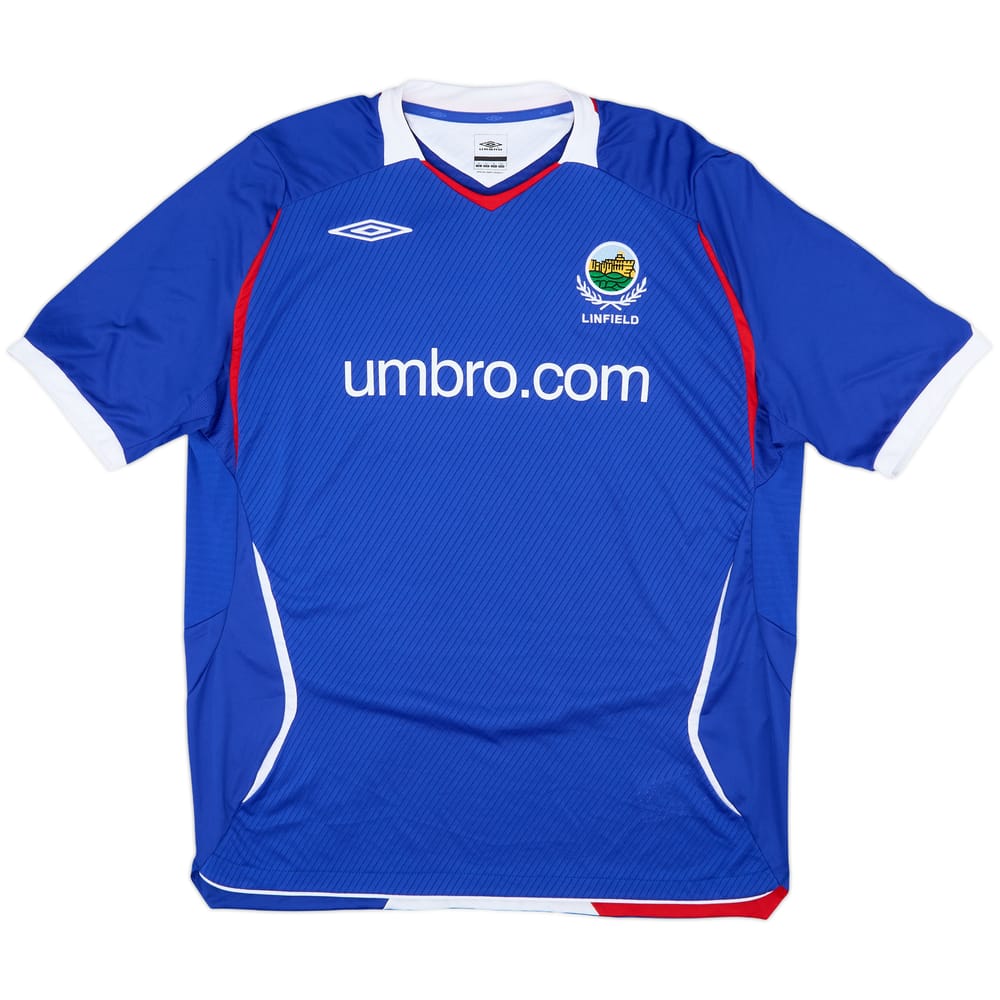 2008-09 Linfield Home Shirt - 8/10 - (XL)