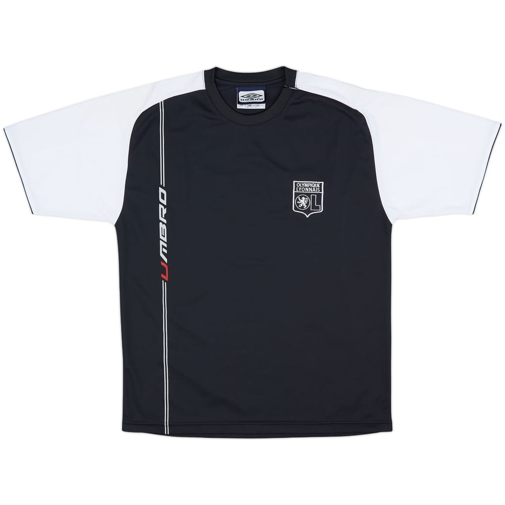 2002-03 Lyon Umbro 1/4 Zip Training Shirt - 8/10 - (M)