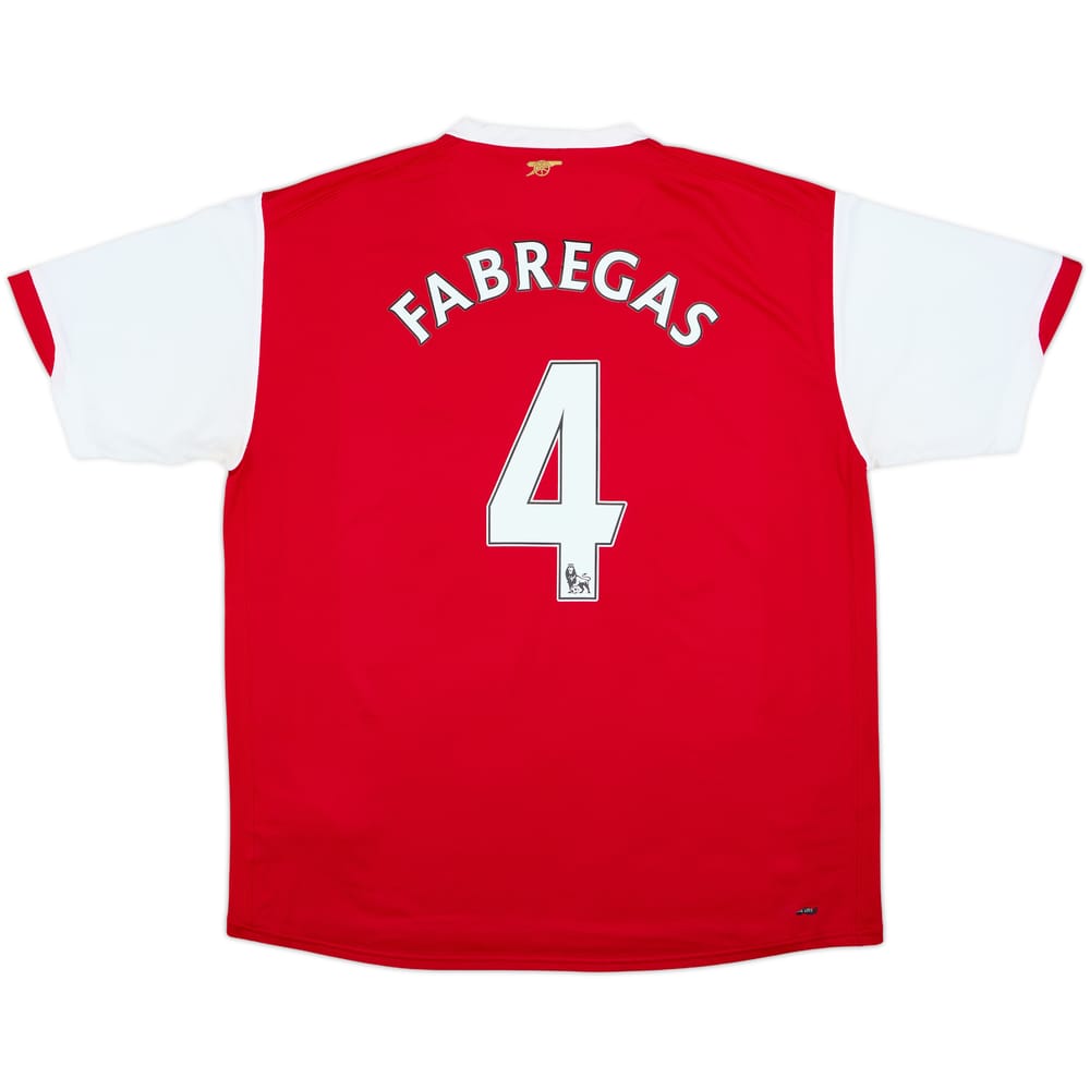 2006-08 Arsenal Home Shirt Fabregas #4