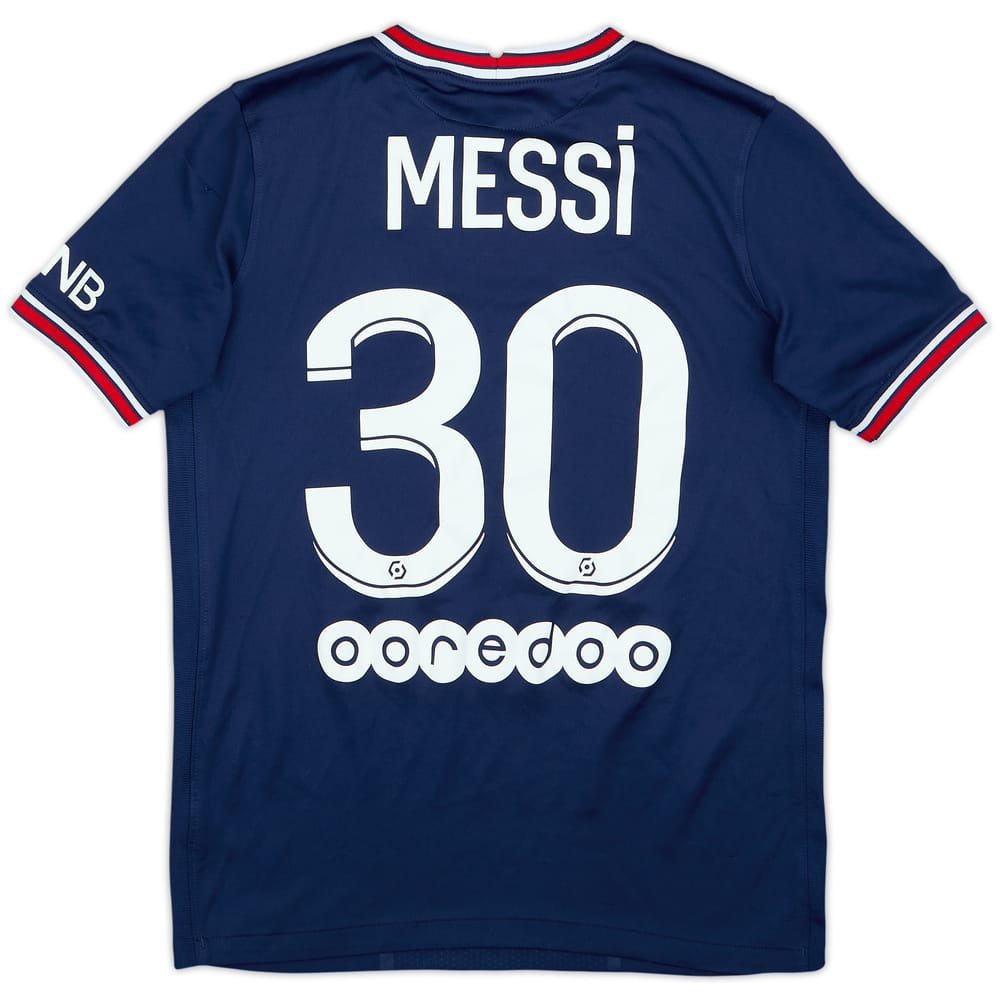 2021-22 Paris Saint-Germain Home Shirt Messi #30 - 7/10 - (13-14 Years)