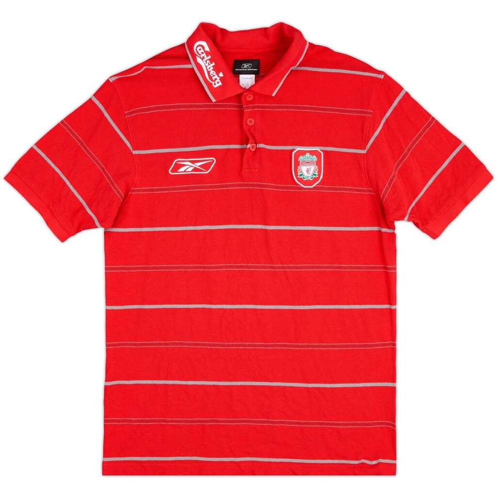 2005-06 Liverpool Reebok Polo Shirt - 9/10 - (M)