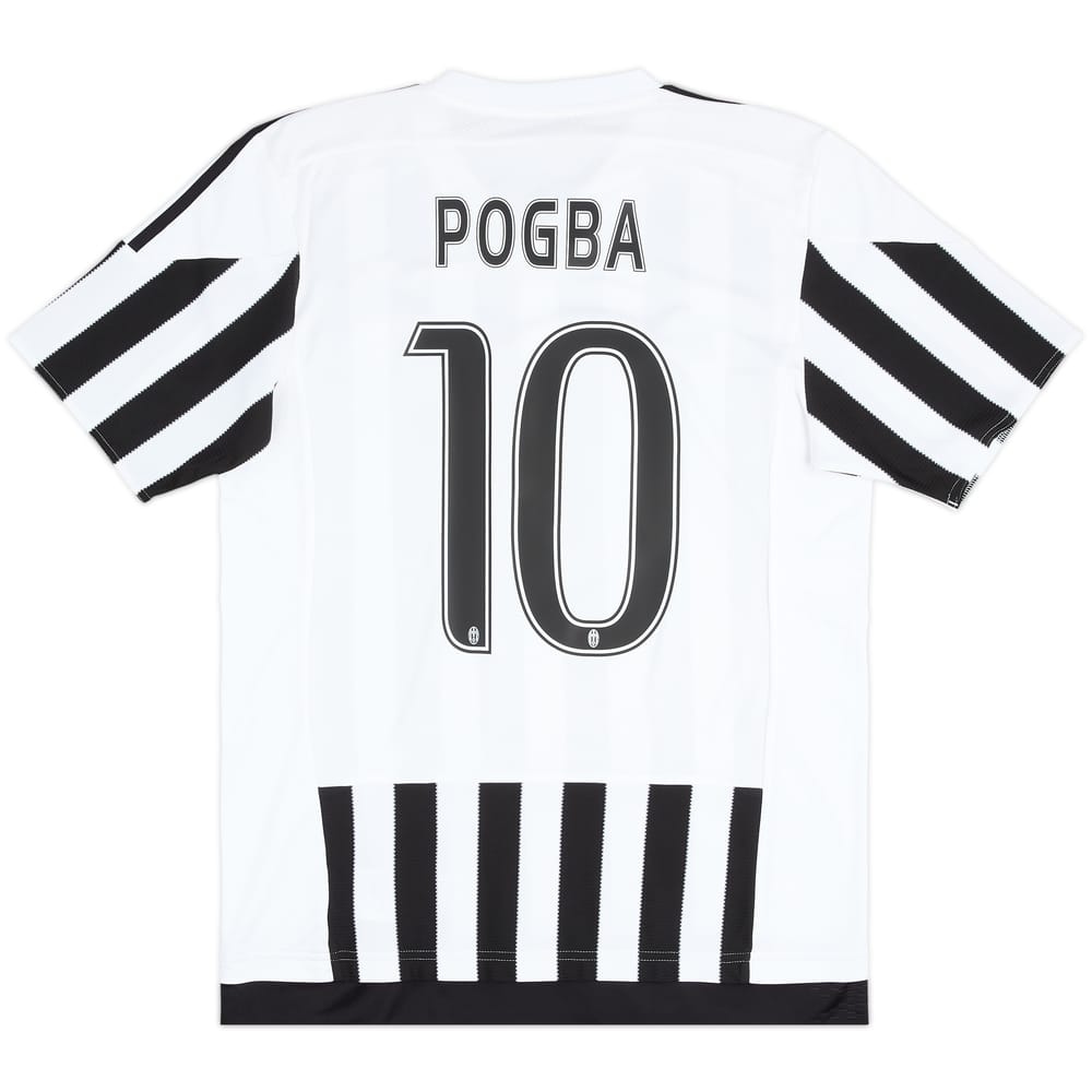 2015-16 Juventus Home Shirt Pogba #10 - 8/10 - (M)